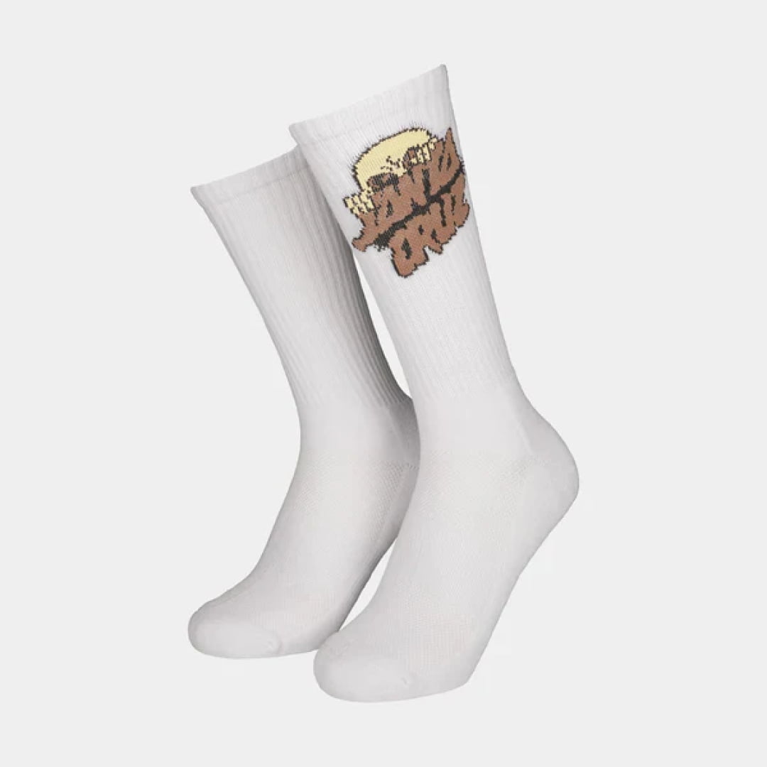 Chaussettes Santa Cruz Knibbs Alien Stacked Strip White 8US