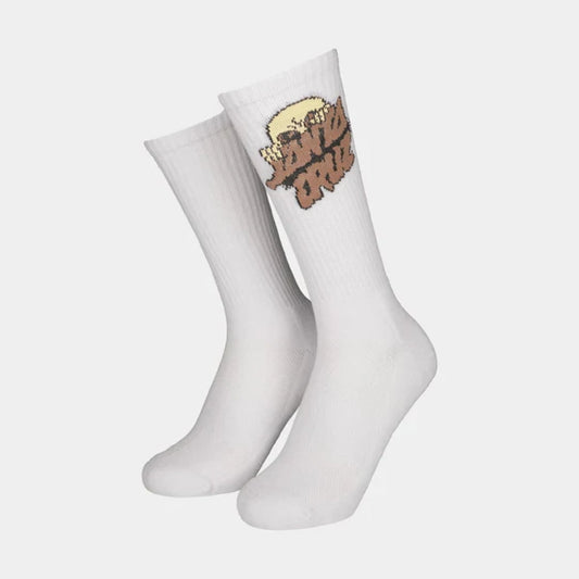 Chaussettes Santa Cruz Knibbs Alien Stacked Strip White 8US