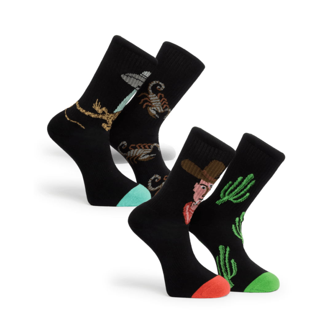 Chaussettes Volcom FA Mickey Mason 4PC Multi - Unique / Fa