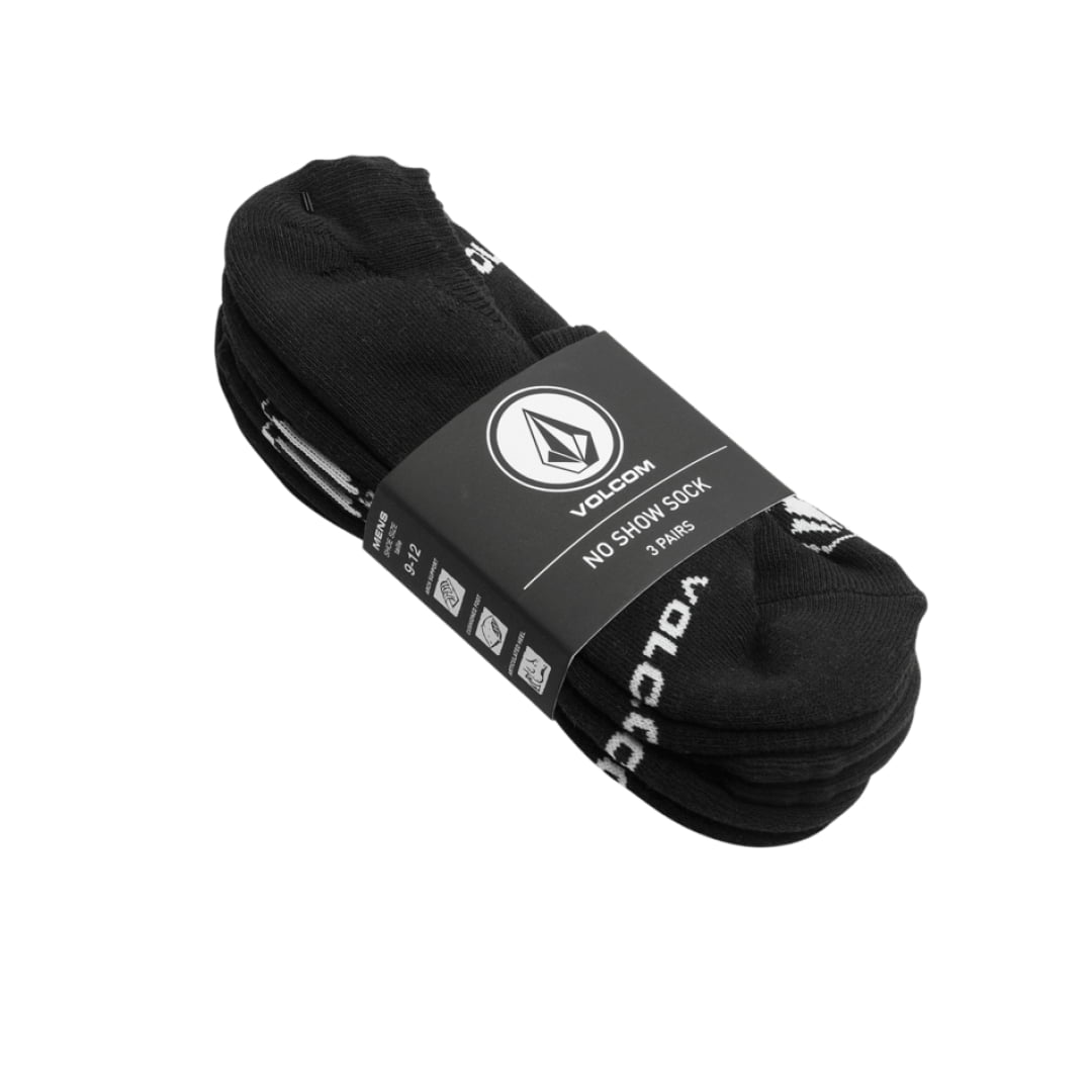 Chaussettes Volcom Stones NSHW 3PK Black - Unique / Nshw