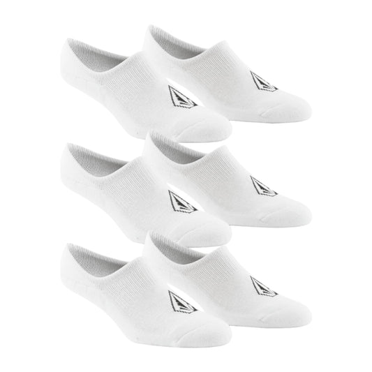 Chaussettes Volcom Stones NSHW 3PK White - Unique / Nshw