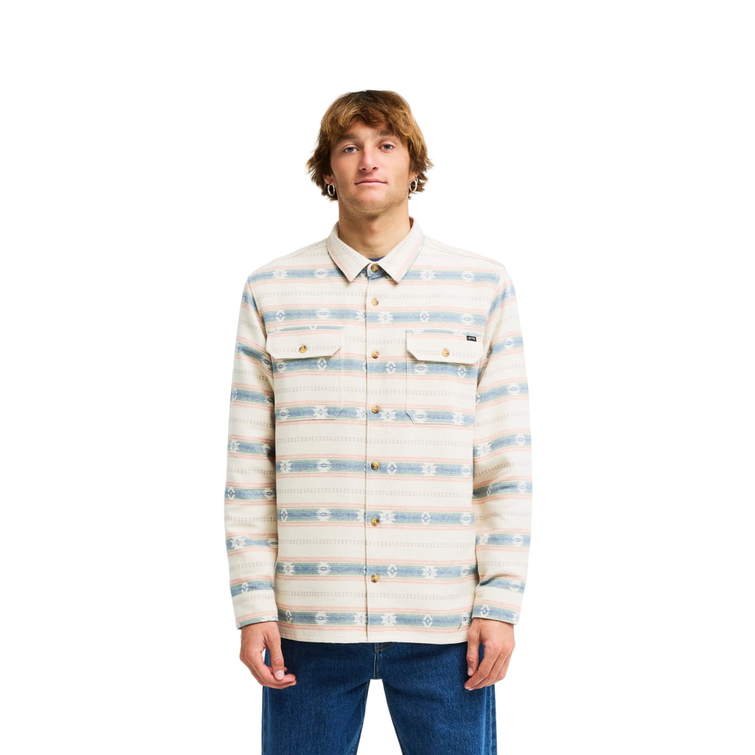 Chemise Billabong Offwhore Jacquard Flannel Oatmeal