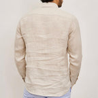 Chemise en Lin Noos Beige - Insidshop.com