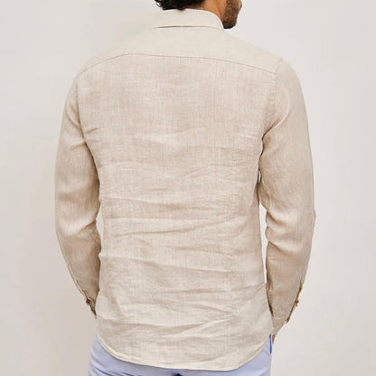 Chemise en Lin Noos Beige - Insidshop.com