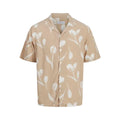 Chemise Jack & Jones JJEJEFF Charge Resort Oxford Tan