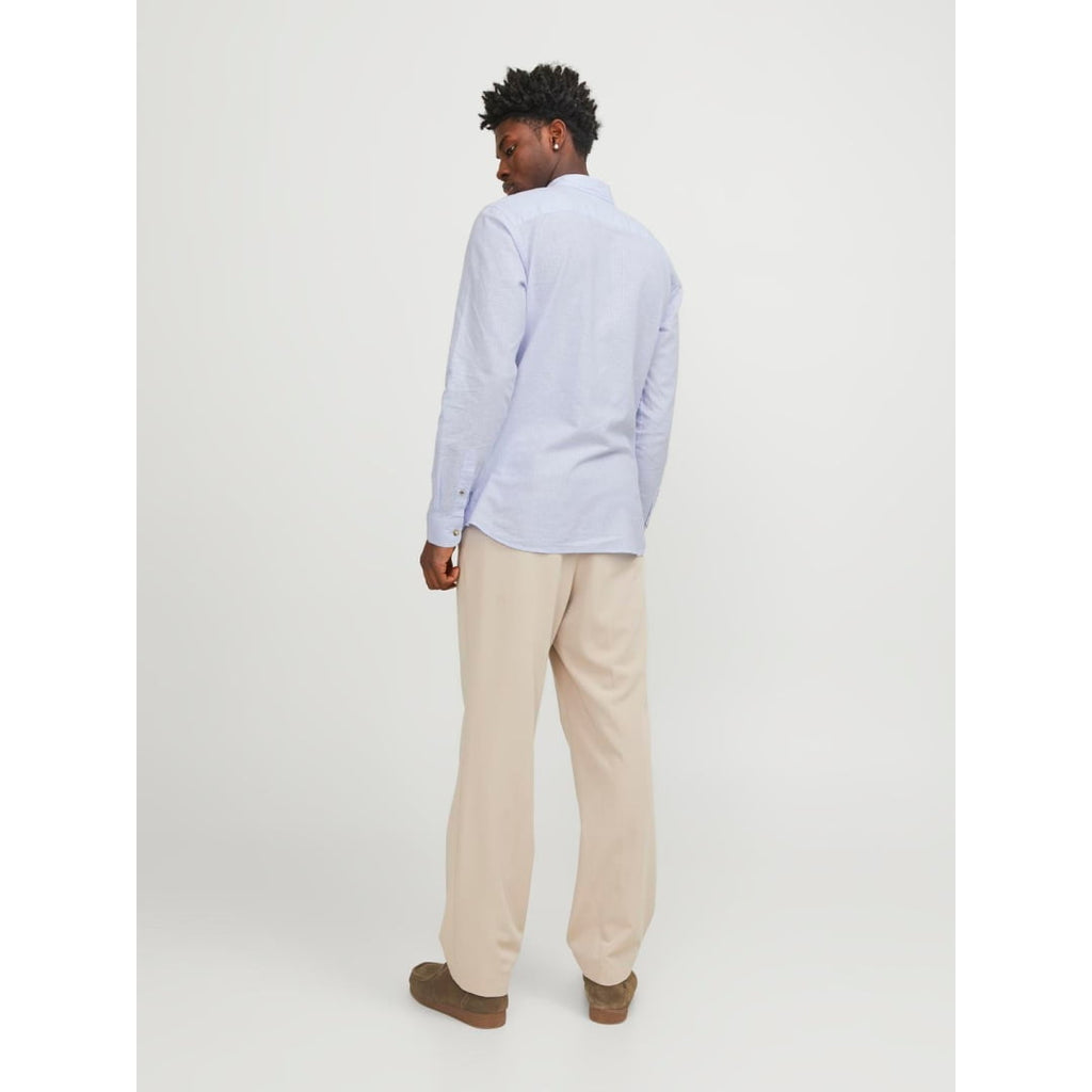 Chemise Jack & Jones JJESUMMER Blend SN Cashmere Blue White