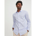Chemise Jack & Jones JJESUMMER Blend SN Cashmere Blue White