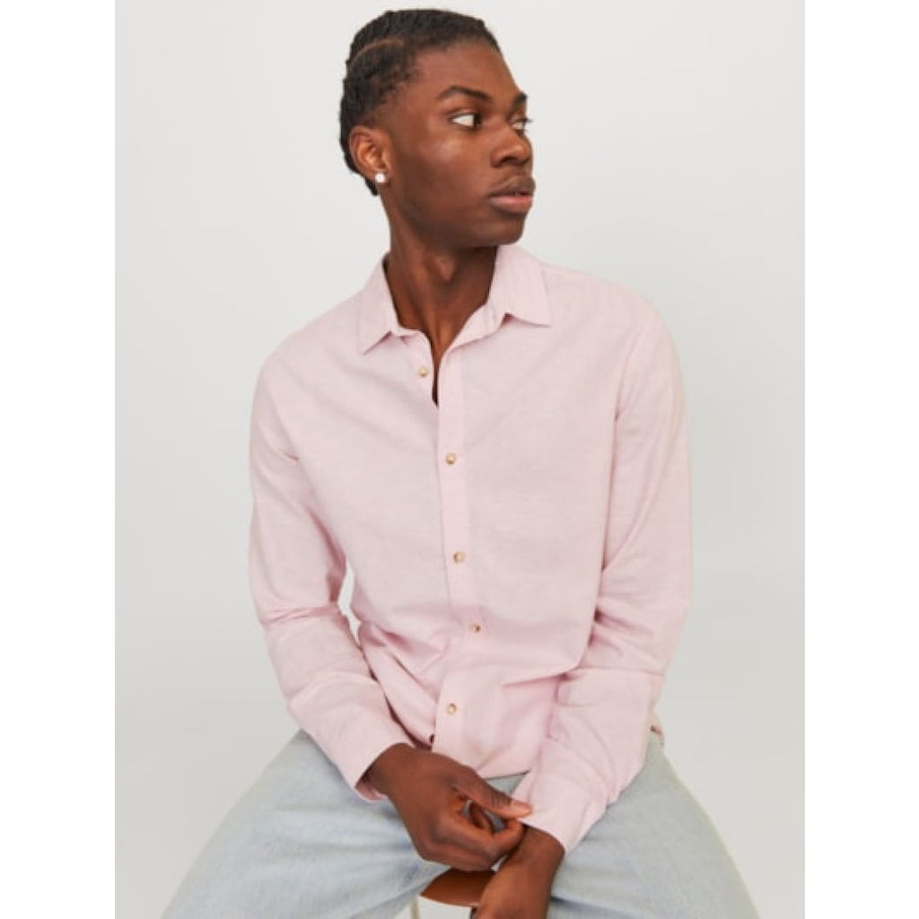 Chemise Jack & Jones JJESUMMER Blend SN Pink Nectar
