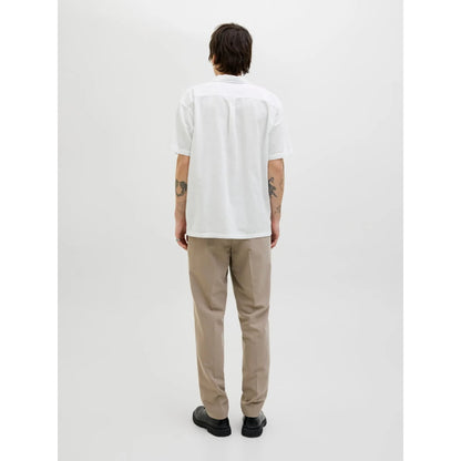 Chemise Jack & Jones JJESUMMER Resort White - Jjesummer
