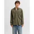 Chemise Jack & Jones JJETRISTAN Overshirt LS Dusty Olive