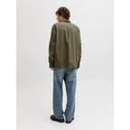 Chemise Jack & Jones JJETRISTAN Overshirt LS Dusty Olive