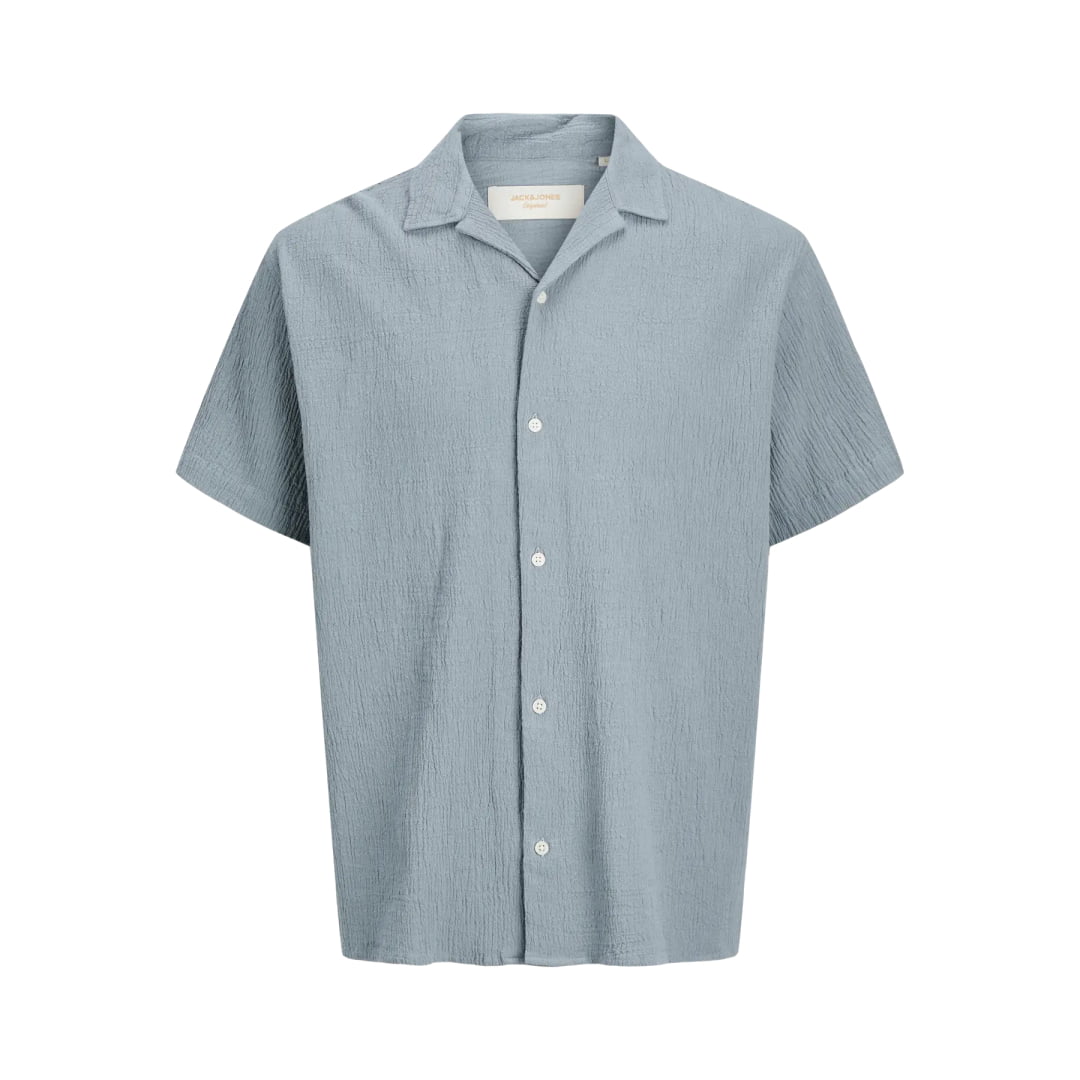 Chemise Jack & Jones JORLUKE Crinkle Resort Tradewinds