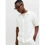 Chemise Jack & Jones Jornantucket Double Cloth SS Cloud