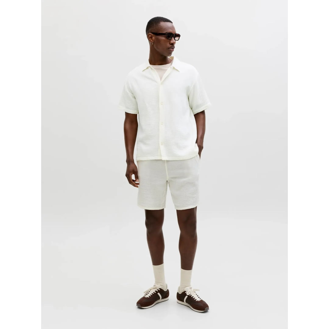 Chemise Jack & Jones Jornantucket Double Cloth SS Cloud