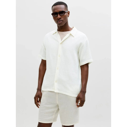 Chemise Jack & Jones Jornantucket Double Cloth SS Cloud