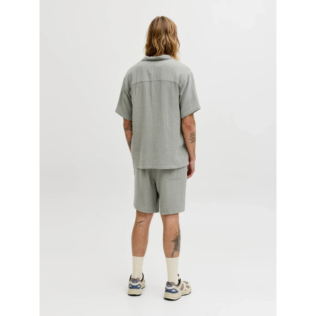 Chemise Jack & Jones Jornantucket Double Cloth SS Seagrass