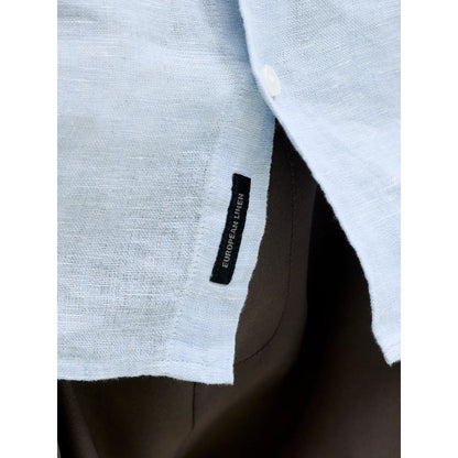 Chemise Jack & Jones JPRBLALAWRENCE Linen LS Chambray Blue