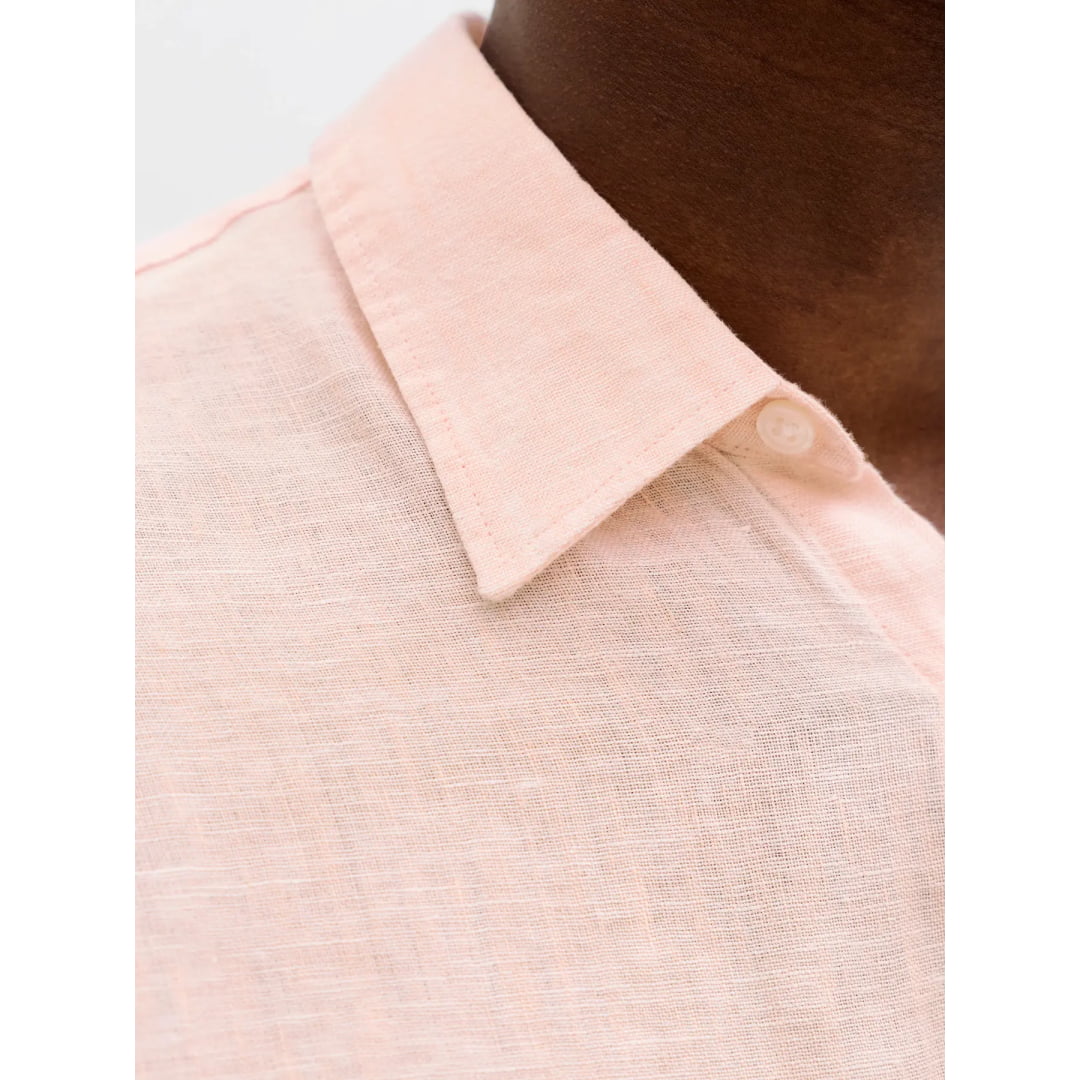 Chemise Jack & Jones JPRBLALAWRENCE Linen LS Impatiens Pink