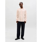 Chemise Jack & Jones JPRBLALAWRENCE Linen LS Impatiens Pink