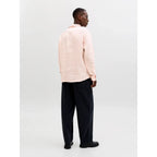 Chemise Jack & Jones JPRBLALAWRENCE Linen LS Impatiens Pink