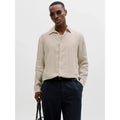 Chemise Jack & Jones JPRBLALAWRENCE Linen LS Silver Lining
