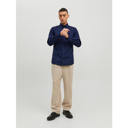 Chemise Jack & Jones JPRBLAPARKER Slim Fit Perfect Navy