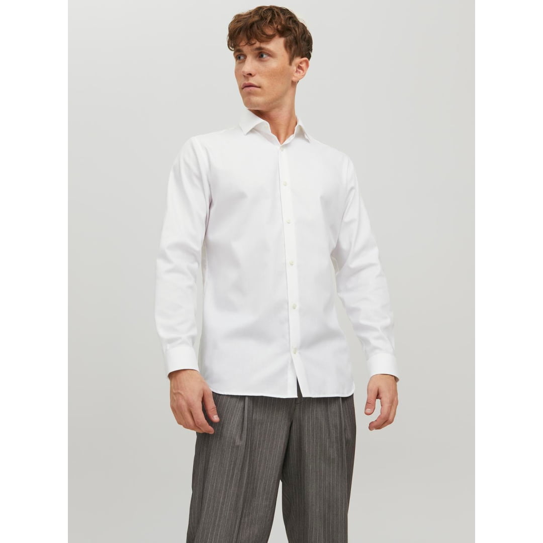 Chemise Jack & Jones JPRBLAPARKER Slim Fit White