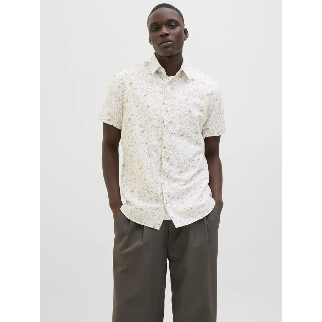 Chemise Jack & Jones JPRBLASUMMER Print Cloud Dancer