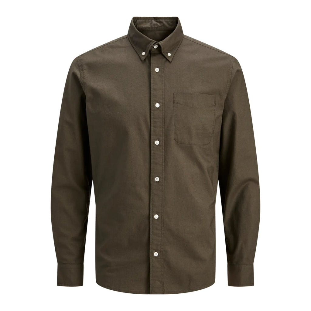 Chemise Jack & Jones JPRBLUBROOK Oxford Slim Fit Black