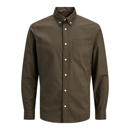 Chemise Jack & Jones JPRBLUBROOK Oxford Slim Fit Black