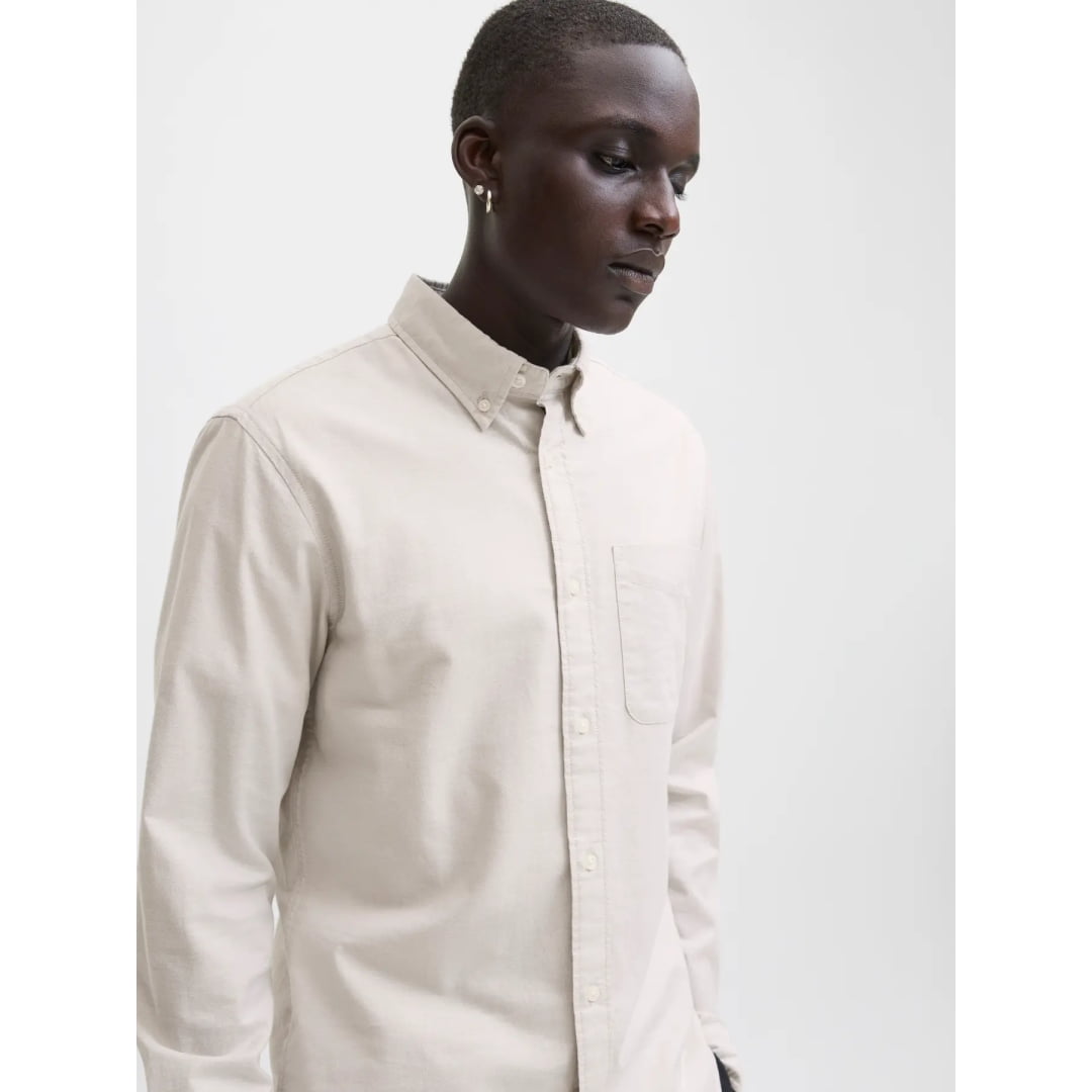 Chemise Jack & Jones JPRBLUBROOK Oxford Slim Fit Brindle