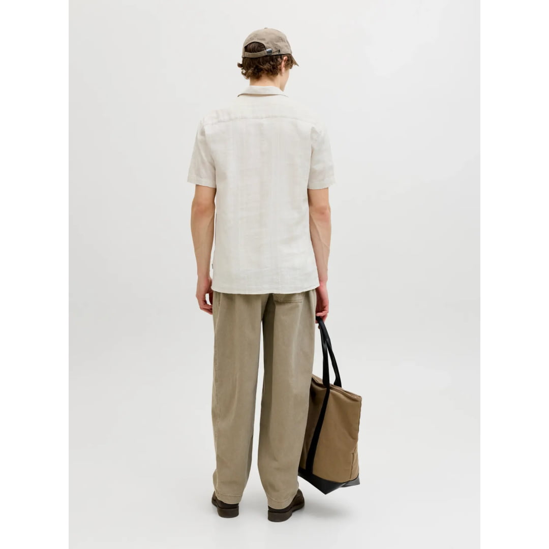 Chemise Jack & Jones JPRBLUSUMMER REG Lin Blen Dobby SS