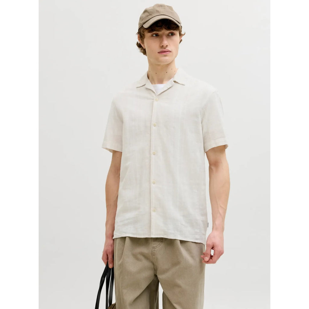 Chemise Jack & Jones JPRBLUSUMMER REG Lin Blen Dobby SS