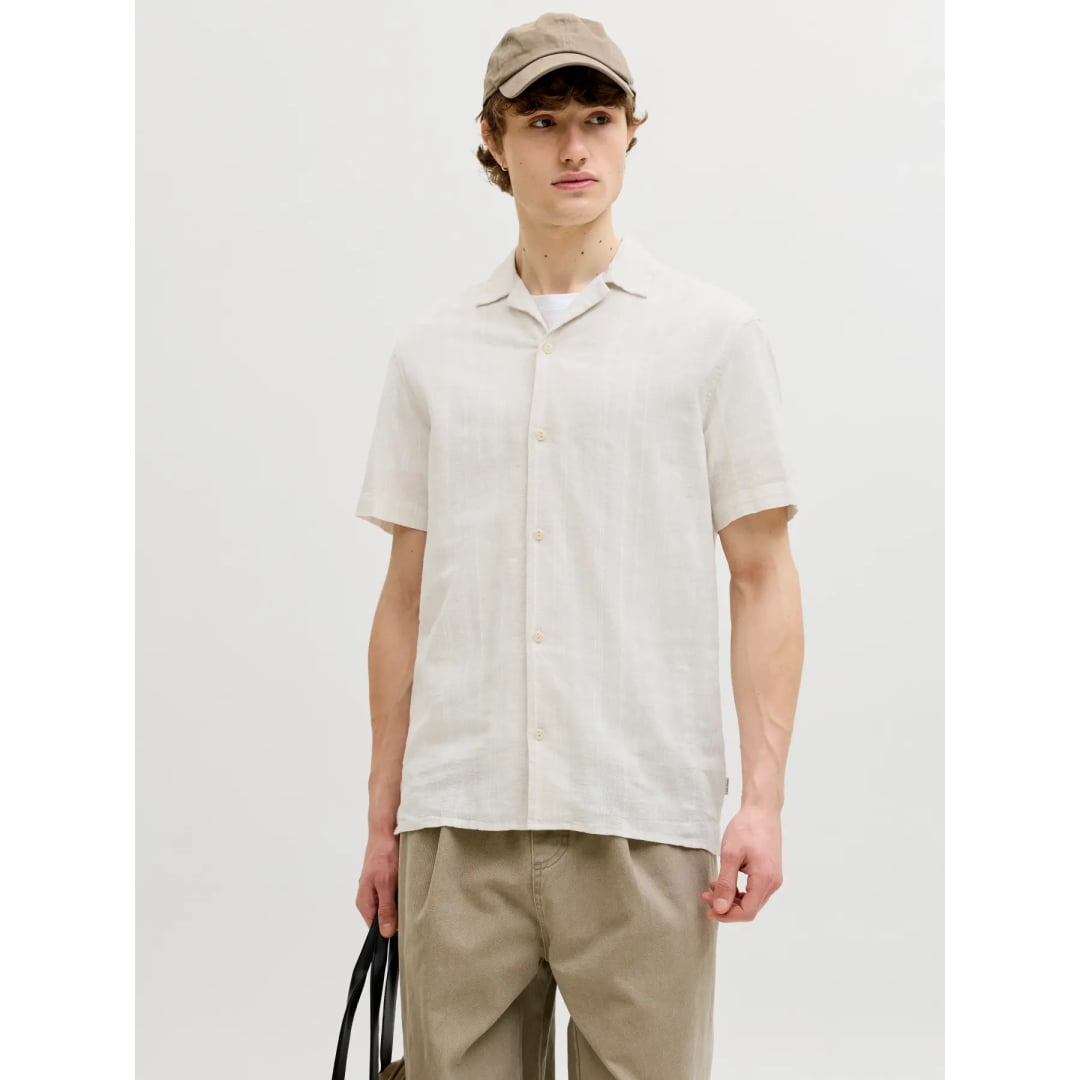Chemise Jack & Jones JPRBLUSUMMER REG Lin Blen Dobby SS