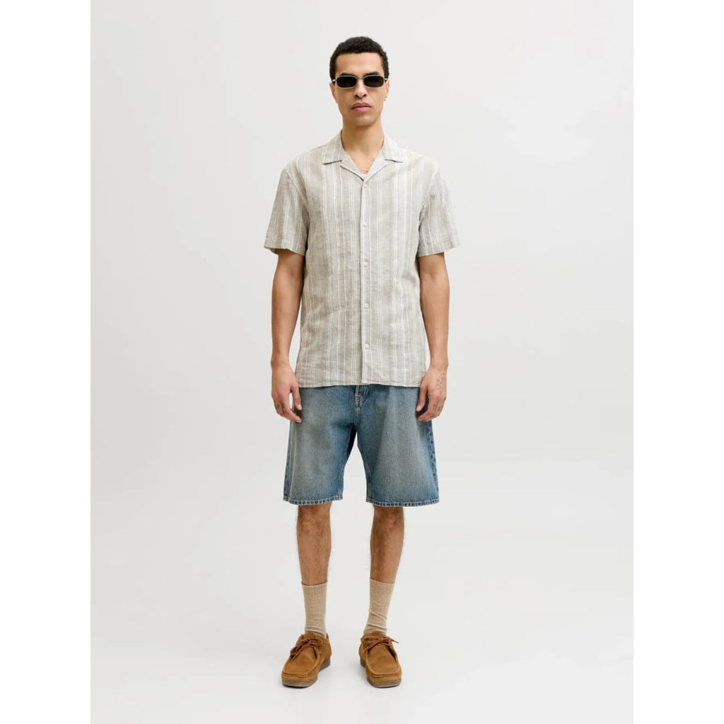 Chemise Jack & Jones JPRBLUSUMMER REG Lin Blen Dobby SS