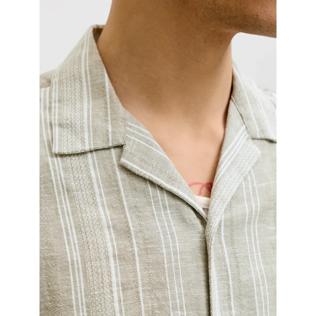 Chemise Jack & Jones JPRBLUSUMMER REG Lin Blen Dobby SS