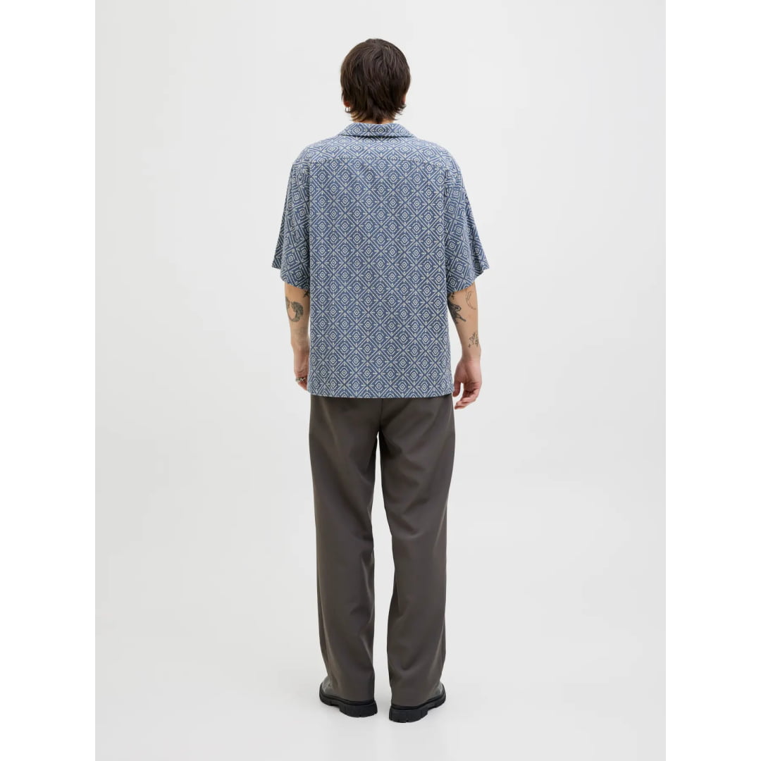 Chemise Jack & Jones JPRBLUVINCENT Print Resort Bering Sea