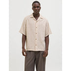 Chemise Jack & Jones JPRBLUVINCENT Print Resort Oatmeal