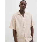 Chemise Jack & Jones JPRBLUVINCENT Print Resort Oatmeal