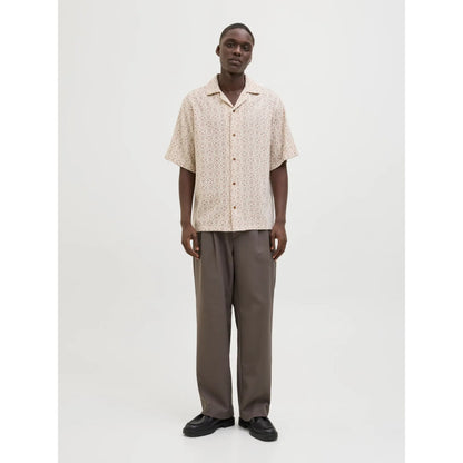 Chemise Jack & Jones JPRBLUVINCENT Print Resort Oatmeal