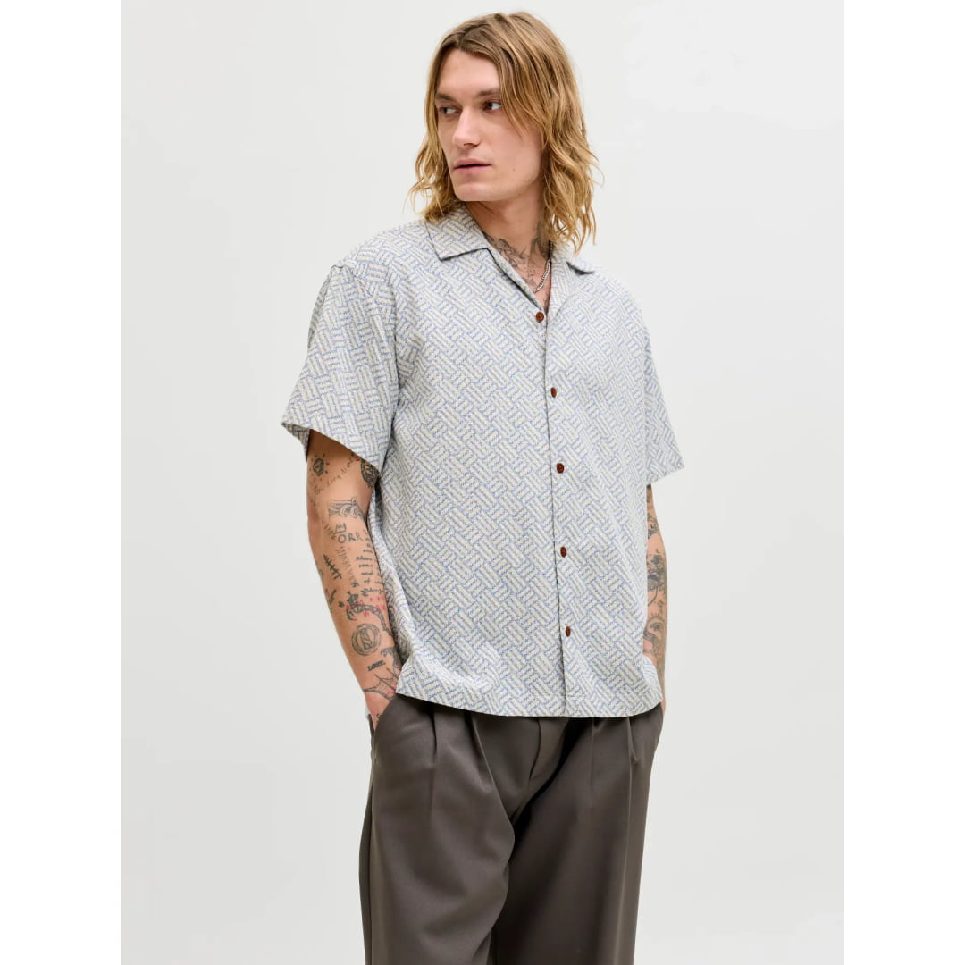 Chemise Jack & Jones JPRBLUWINSON Print Dobby SS Ashley