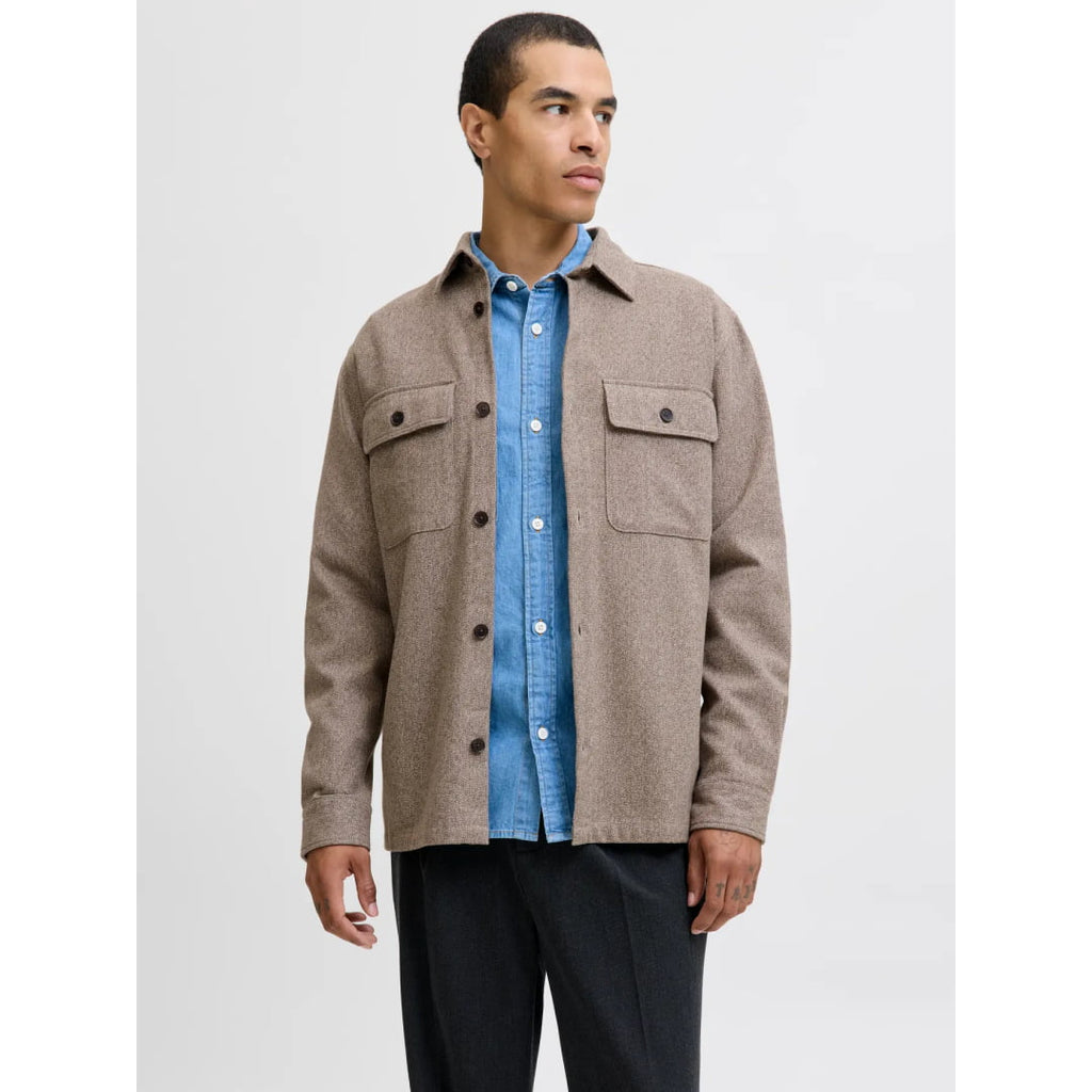 Chemise Jack & Jones JPRRAYLE Melange Solid Brindle Jprrayle