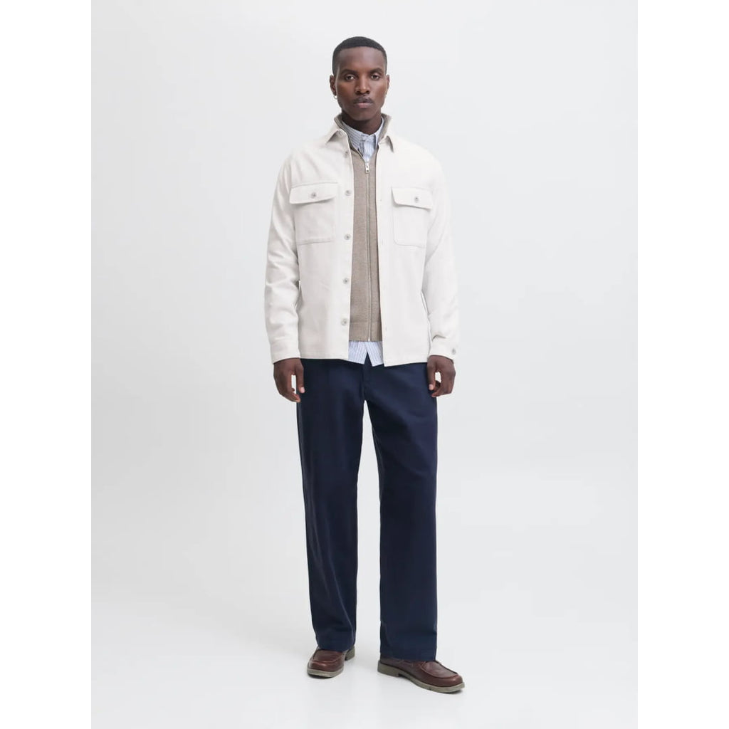 Chemise Jack & Jones JPRRAYLE Melange Solid Cloud Dancer