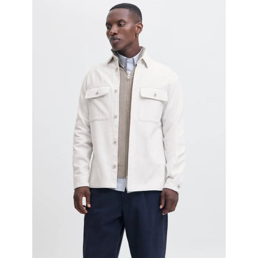 Chemise Jack & Jones JPRRAYLE Melange Solid Cloud Dancer