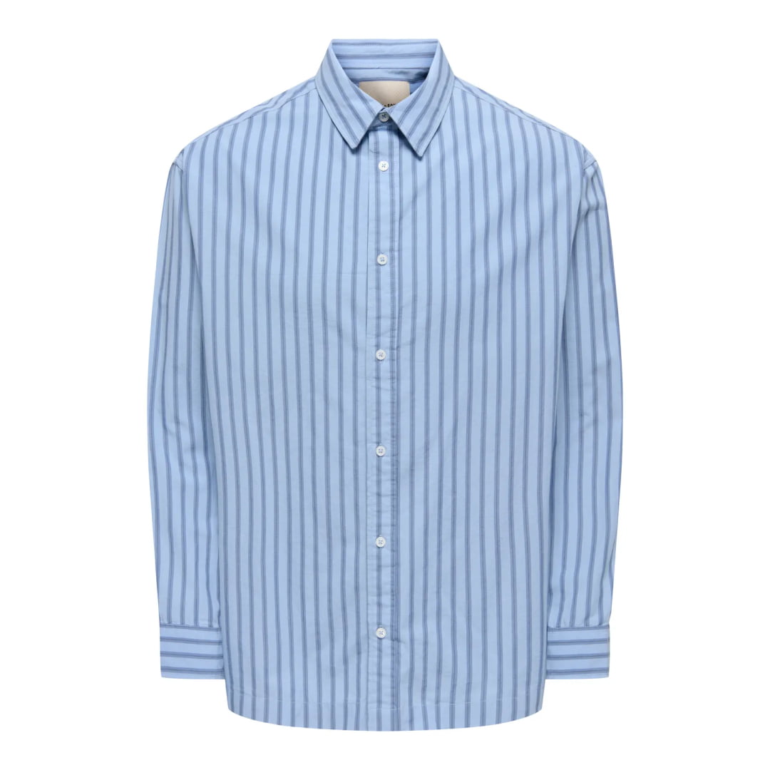 Chemise Jack & Jones ONSTOMMY Stripe RLX VD Skyway Faded