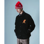 Chemise Jacker Baiju Corduroy Overshirt Black