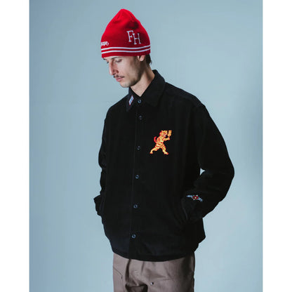 Chemise Jacker Baiju Corduroy Overshirt Black