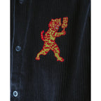 Chemise Jacker Baiju Corduroy Overshirt Black