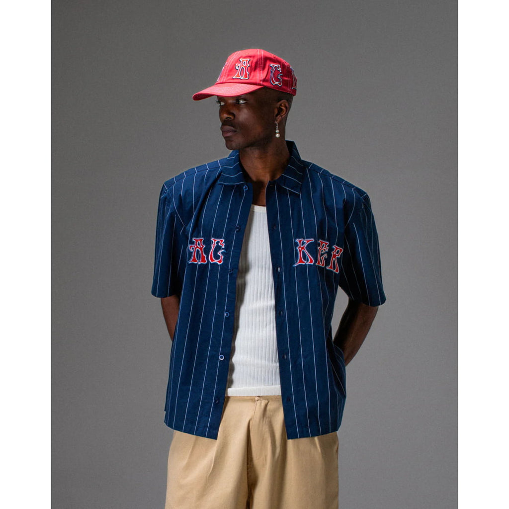 Chemise Jacker Pals Font Navy - font - Insidshop.com