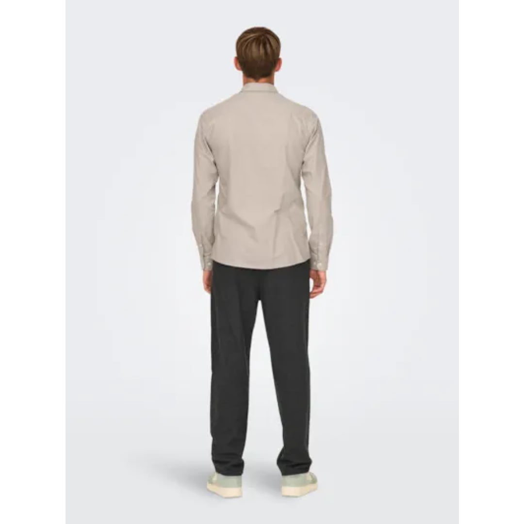 Chemise Only & Sons Onsalvaro Oxford Chinchilla